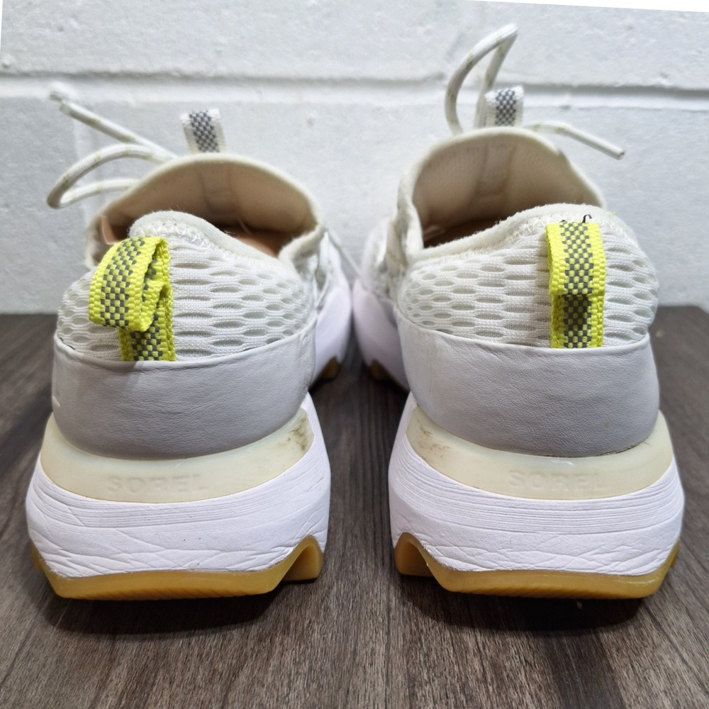 Sorel Kinetic Impact Lace Womens 8.5 White Sea Salt Athletic Sneakers NL4694-100 - Picture 9 of 9